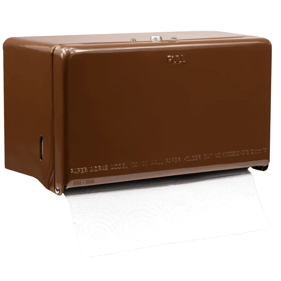 PAPIRRULLE & VÆV DISPENSER BRUN DULTON