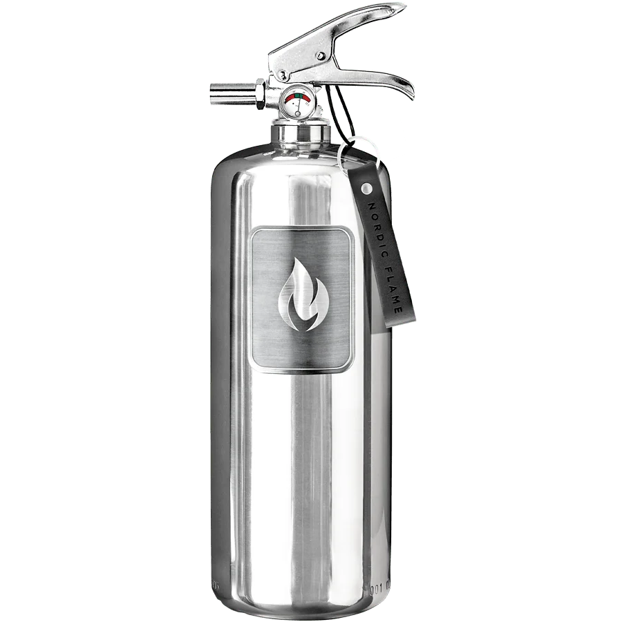 STÅL 2KG KLASSISK BRANDSLUKKER NORDIC FLAME