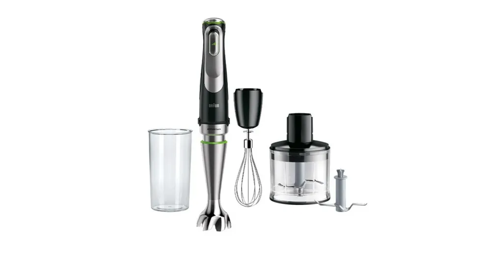 Braun MultiQuick 9 MQ 9135XI 0,6 L Nedsænkning blender 1200 W Sort, Rustfrit hardened