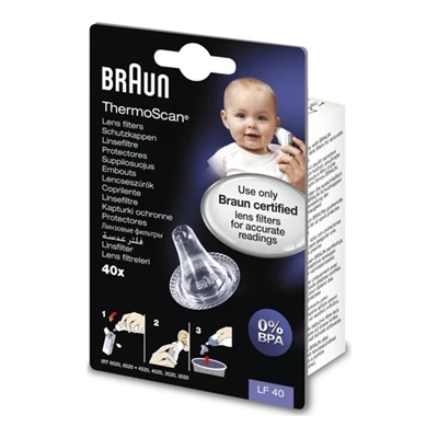 Braun, Linsefilter til termometer, 40 stk.