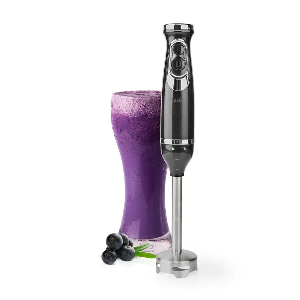 Nedis KAHB200CBK Stavblender 600W med 2 hastigheder - Sort