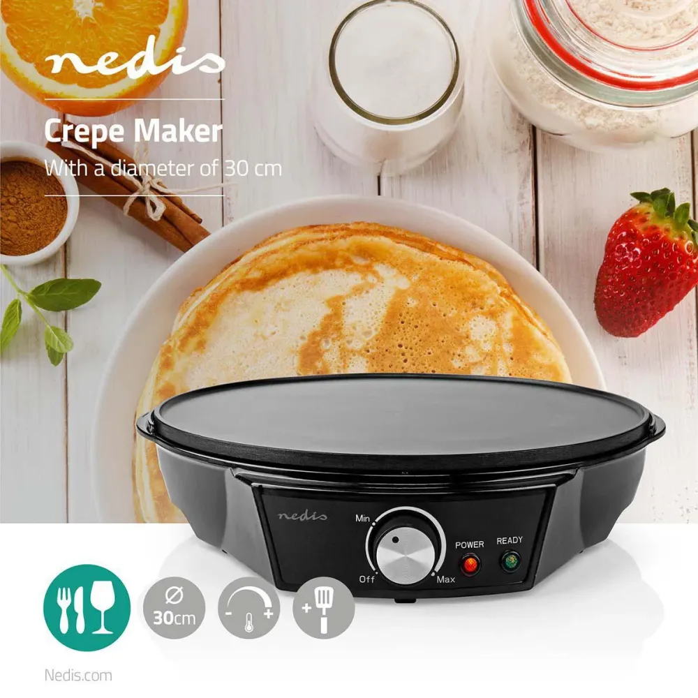 Nedis FCCM120FBK30 Pandekage Plade