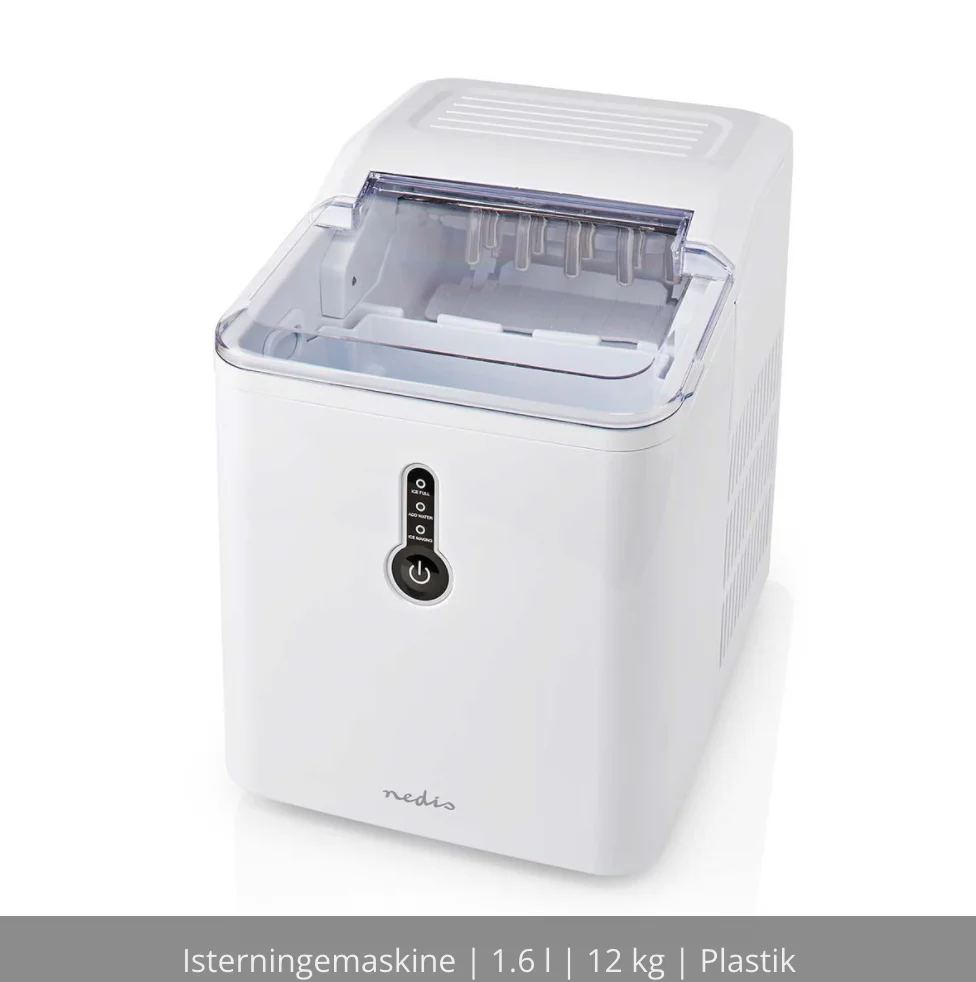 Nedis KAIC100FWT Isterningsmaskine