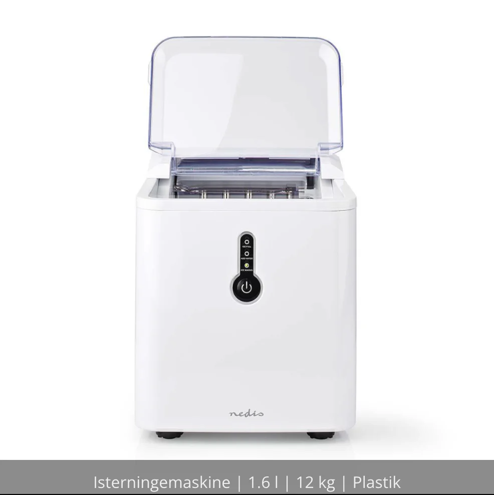 Nedis KAIC100FWT Isterningsmaskine