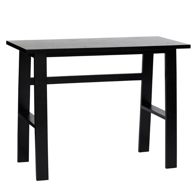 Hübsch Poke charcoal skrivebord i egetræ og MDF 100x45x75 cm