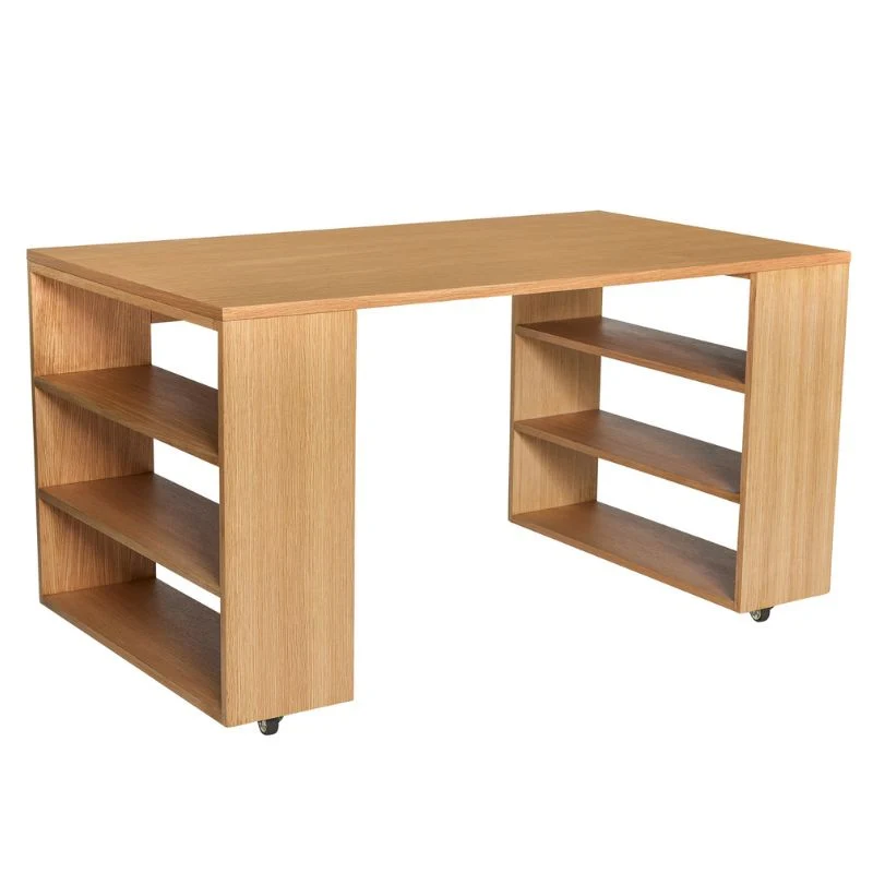 Hübsch Utility skrivebord i egetræ og MDF 140x80x80 cm
