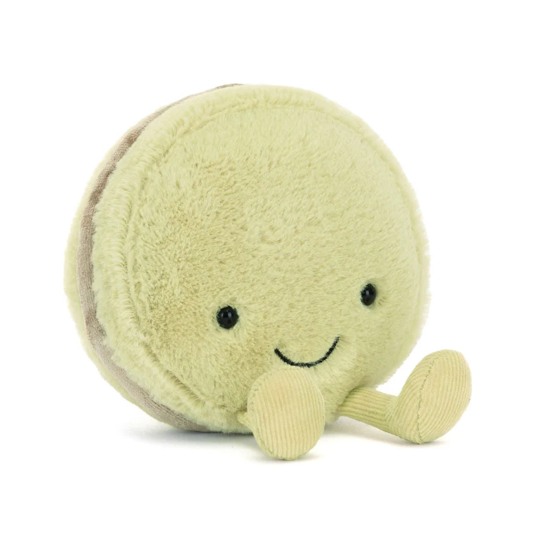 Jellycat Food bake, Amuseables Max Macaron Pistace, 12 cm