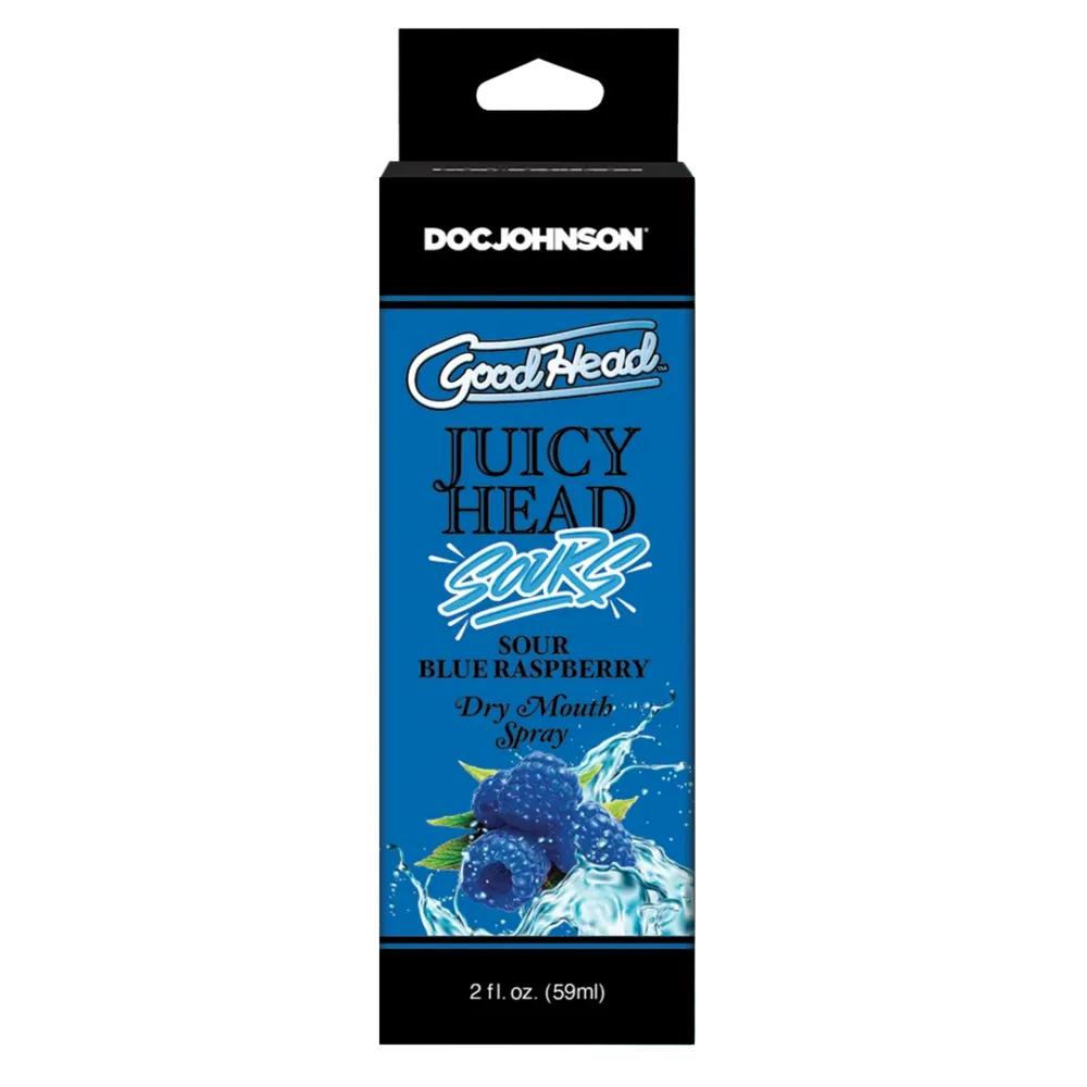 Juicy Head - Dry Mouth Spray - Sour Sapphire Raspberry - 2 fl oz / 60 ml