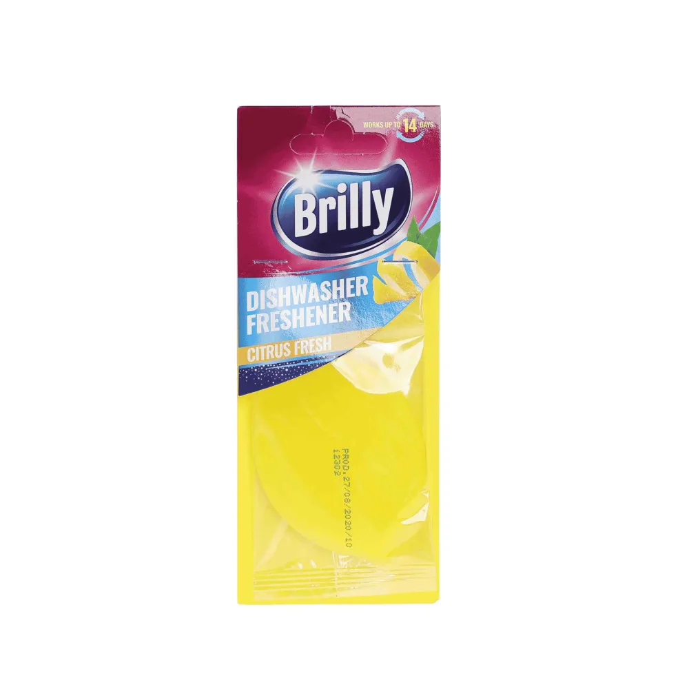 Luftfriskere Brilly med citrus til opvaskemaskine, 20 stk.