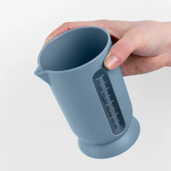 Målekande 0,5 Liter, med citruspresser, blå