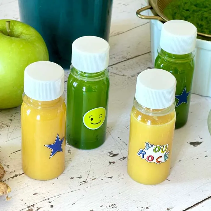 Yumbox Tilbehør - Tiny Juice Flasker - 60 ml. - 6 stk.