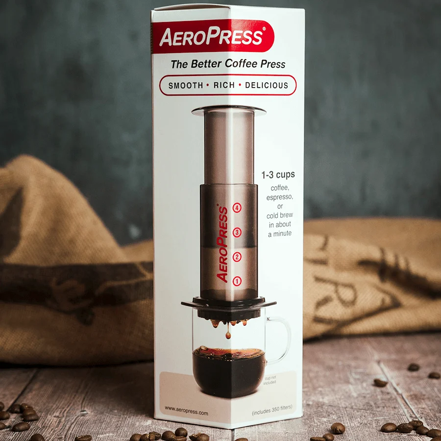 SORT KAFFE MÆLK SKUMMEKANDE & KANDE 600ML AEROPRESS®