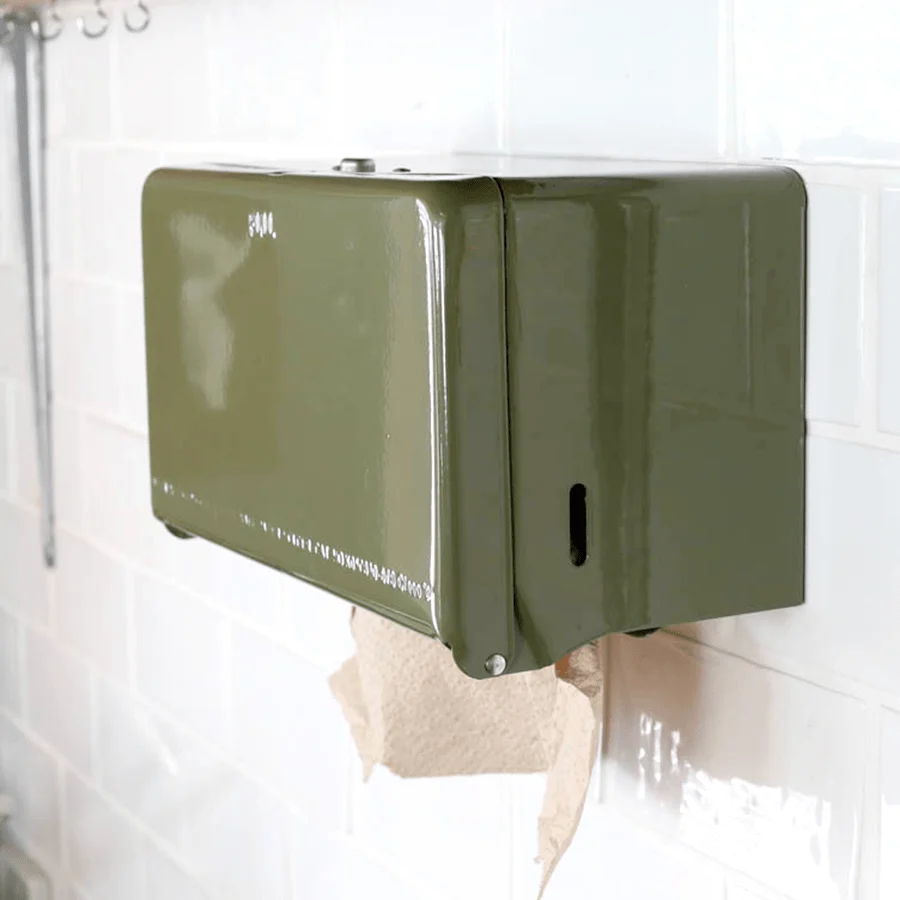 PAPIRRULLE & VÆV DISPENSER GUL DULTON