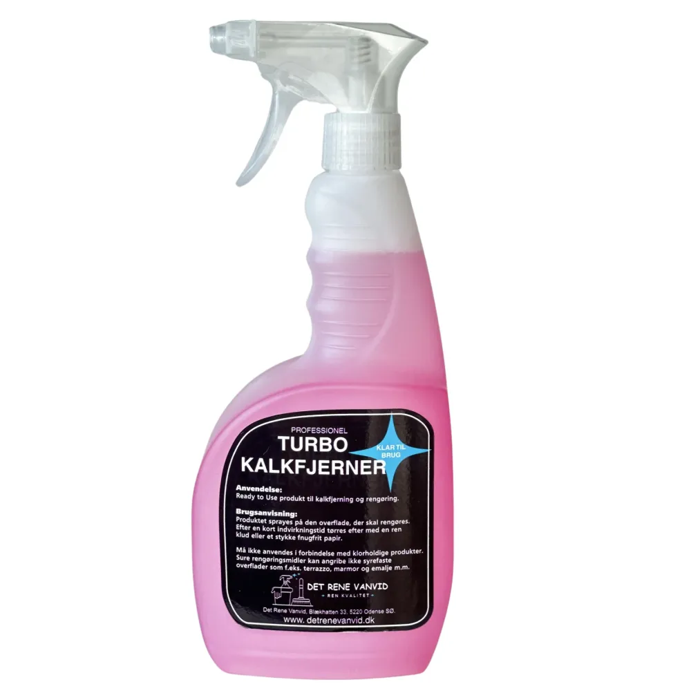 DET RENE VANVID (TURBO KALKFJERNER 750 ML READY TO USE)