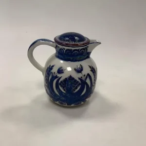 Aluminia Tenera kunstfajance Kande med Låg No. 434-3143