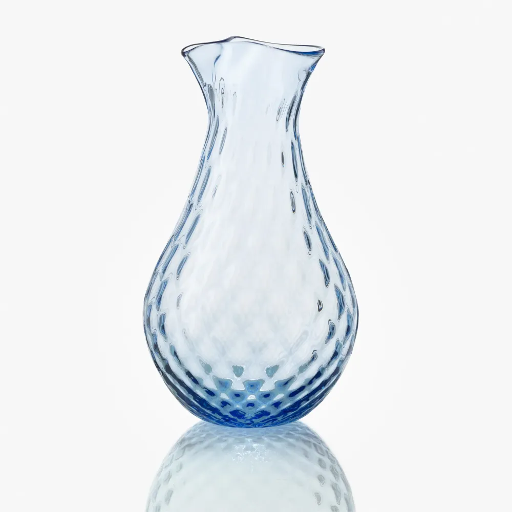 Summer Glass Jug, Soft Blue Baltic Sea Glass
