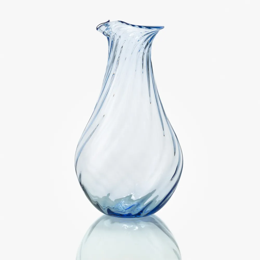 Summer Glass Jug, Soft Blue Baltic Sea Glass