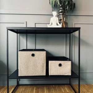 Kasse foldbar - Beige Stor