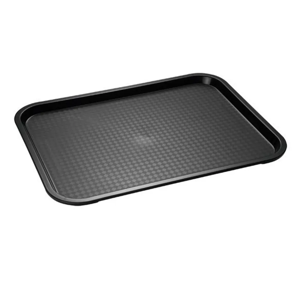 (6 stk.) FAST FOOD-bakke - Polypropylen - 450x355mm - Onyx
