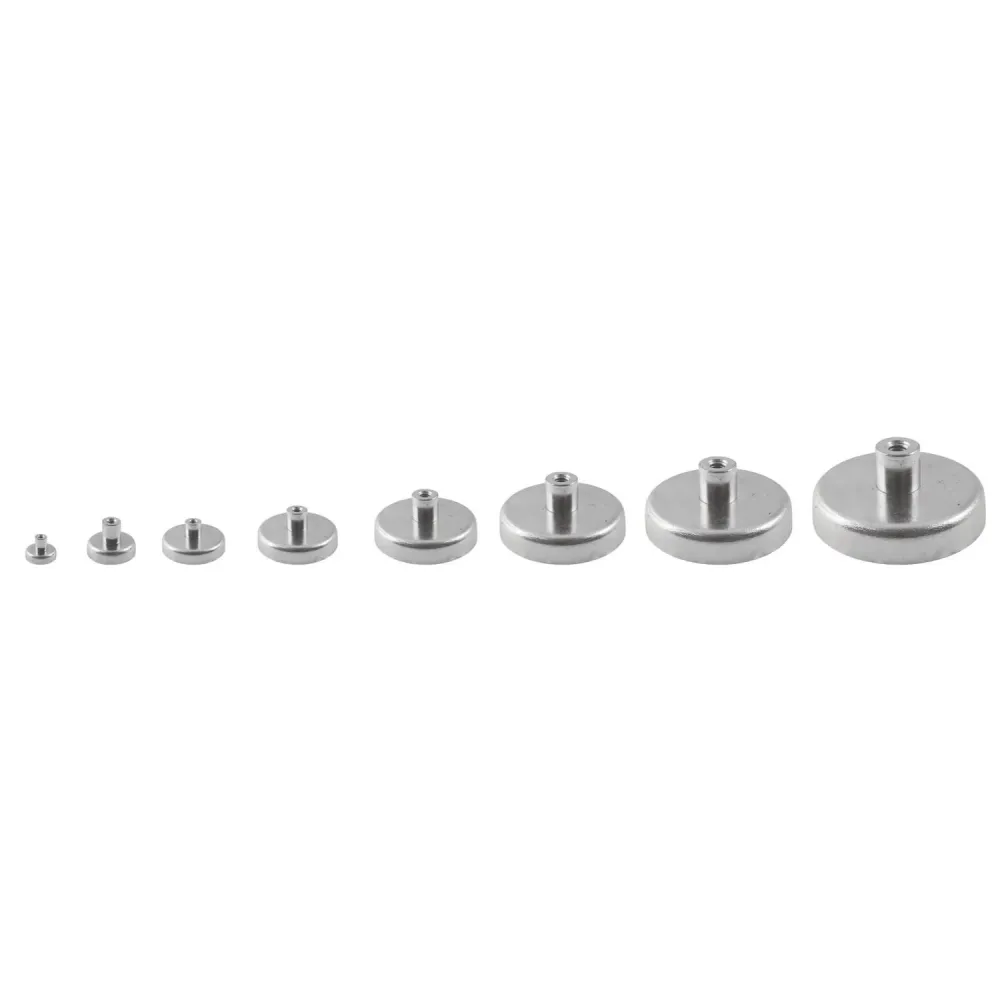 DIESELLA Ferrit pottemagnet Ø40mm M5 gevindbøsning (110N)
