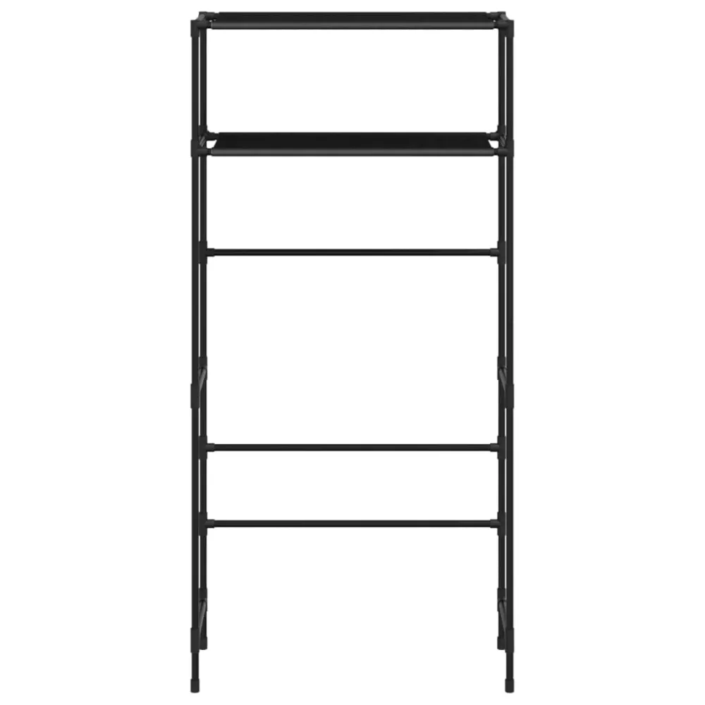 Opbevaringsstativ Med 2 Hylder 69X28X143 Cm Jern Graa