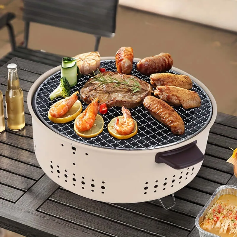 Bærbar Røgfrie Grill til Udendørs Brug