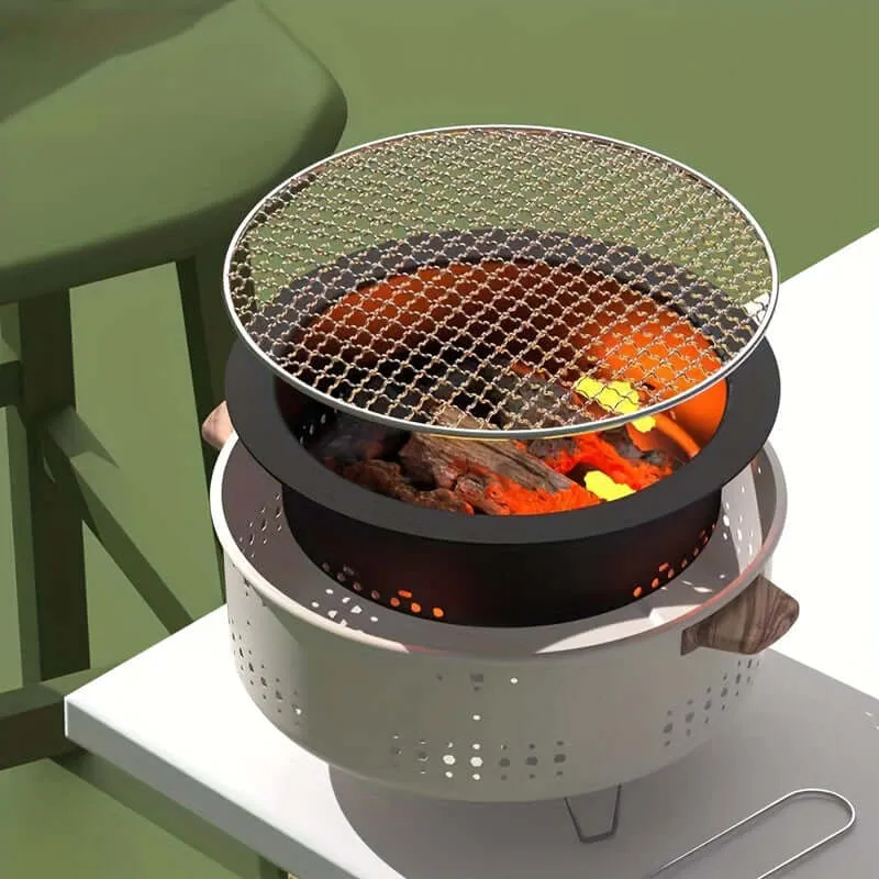 Bærbar Røgfrie Grill til Udendørs Brug