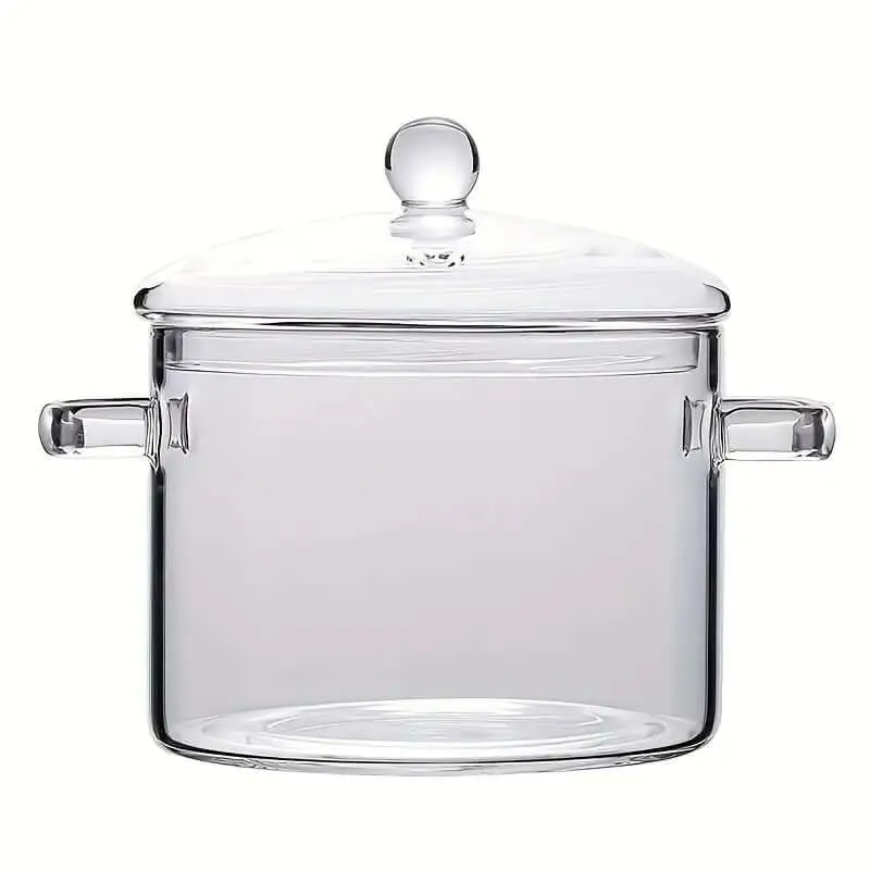 Gryde i Glas 1360ml - Varmebestandig & Transparent