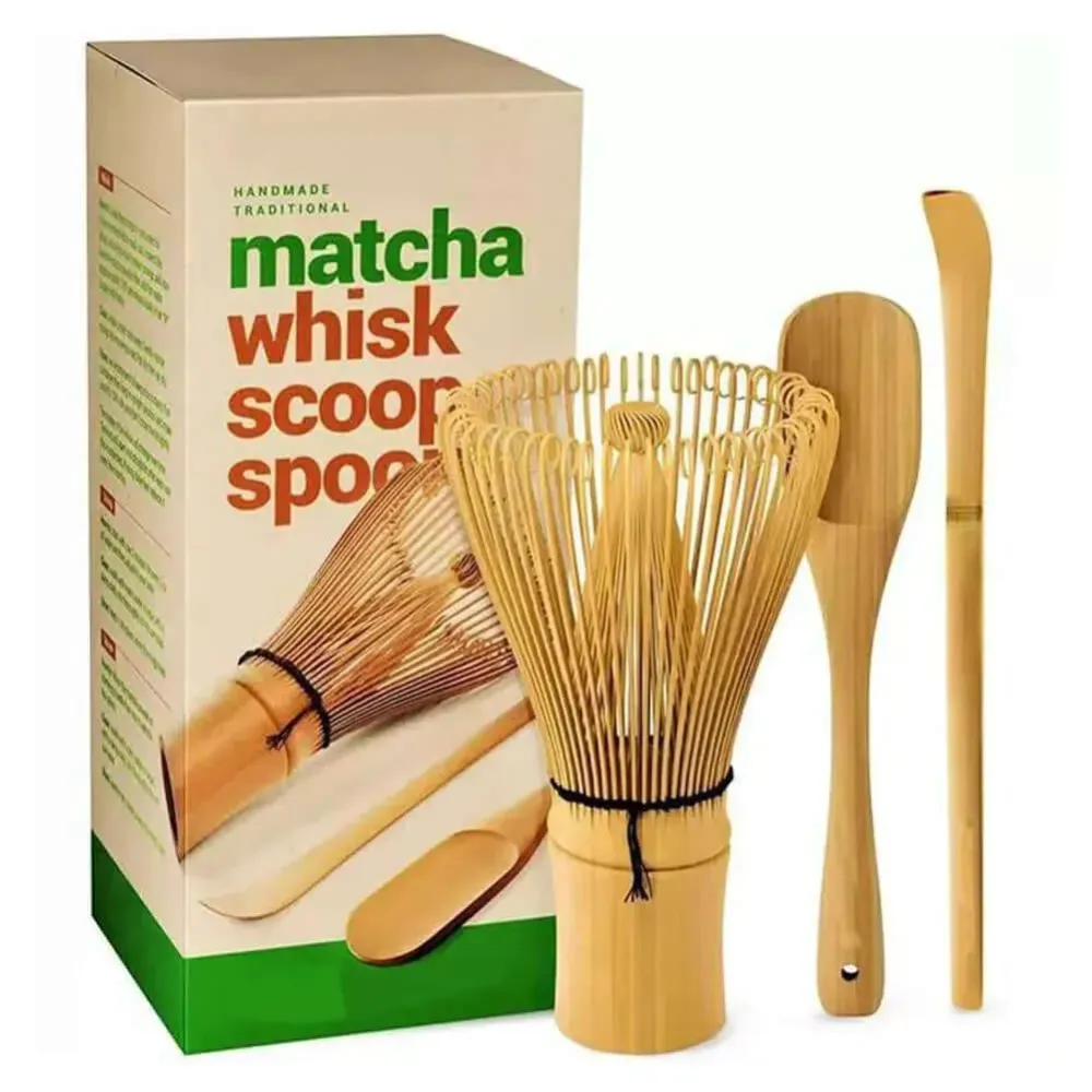 Matcha Sæt Bambus - Traditionelt Te Tilbehør