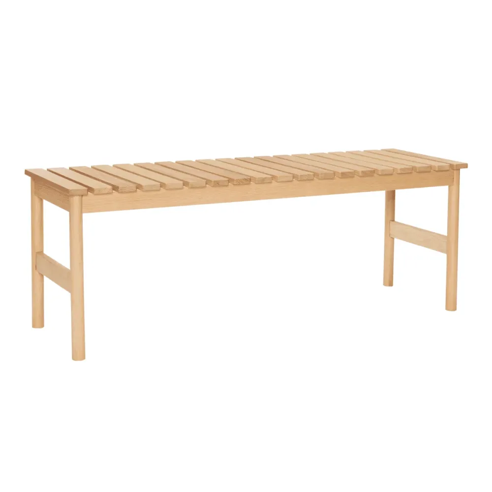 Hübsch Row Bench stor - 122x40xh45cm - natur