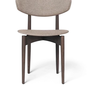 Counter Height Herman Dining Chair - Upholstered - Main Line Flax - Charcoal Stained Beech/Coffee