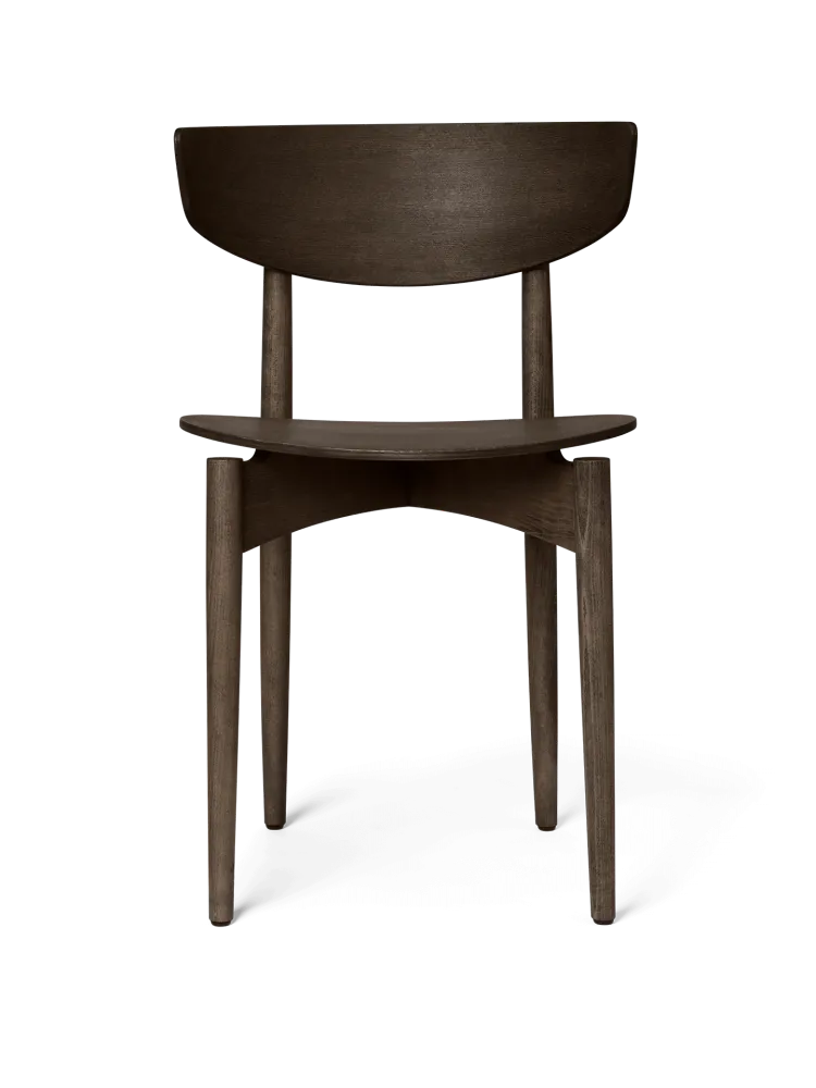 Herman Dining Chair - Wood - Charcoal Stained Beech | Rust-Resistant Finish