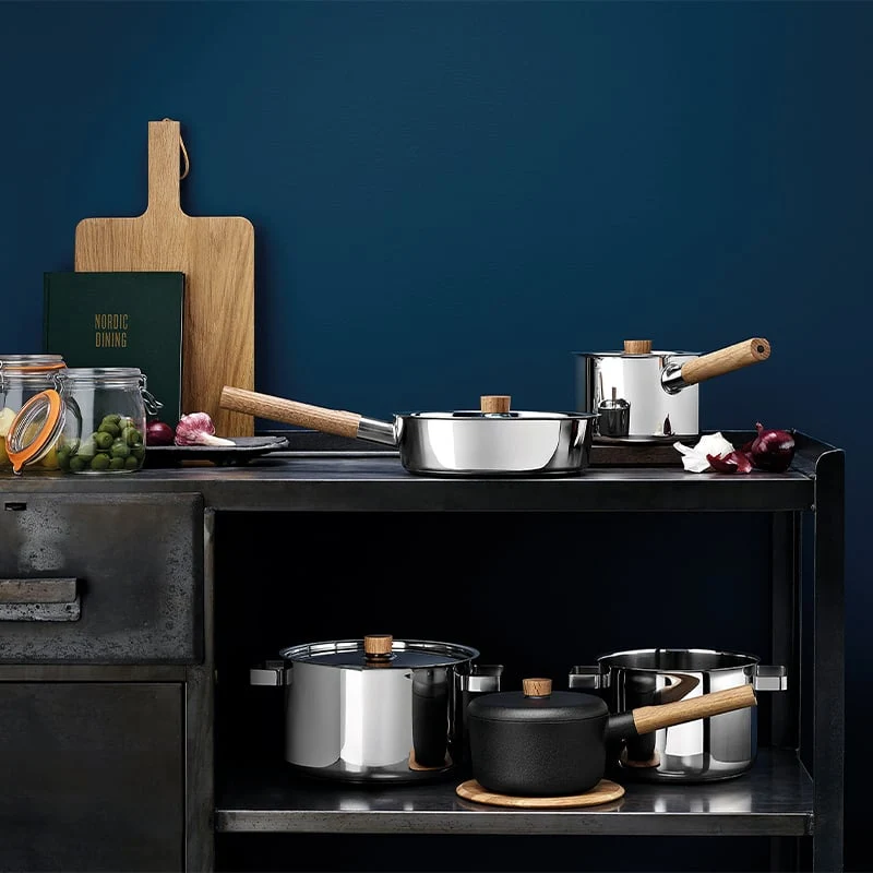 Eva Solo - Sauterpande med låg Ø24 cm Nordic Kitchen Rustfri alloy