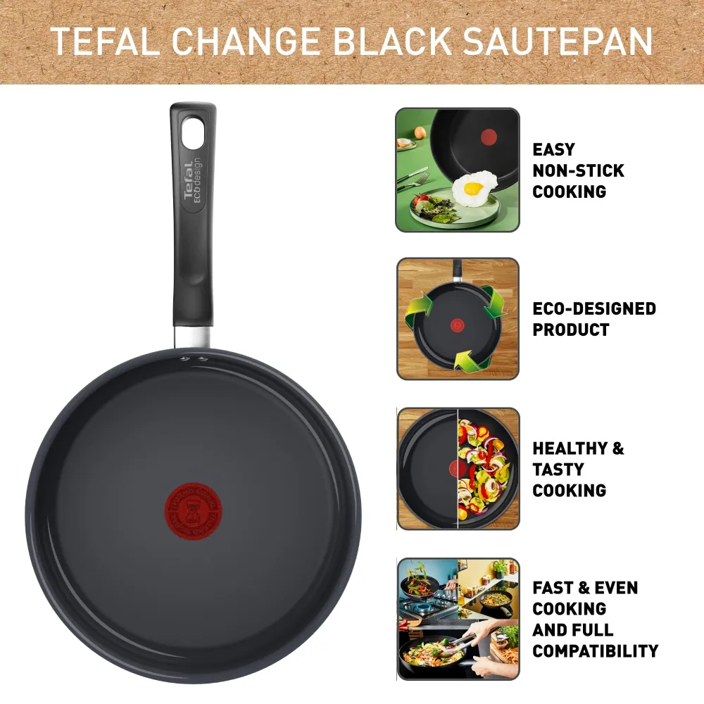 Tefal Transform sauterpande 24 cm med låg
