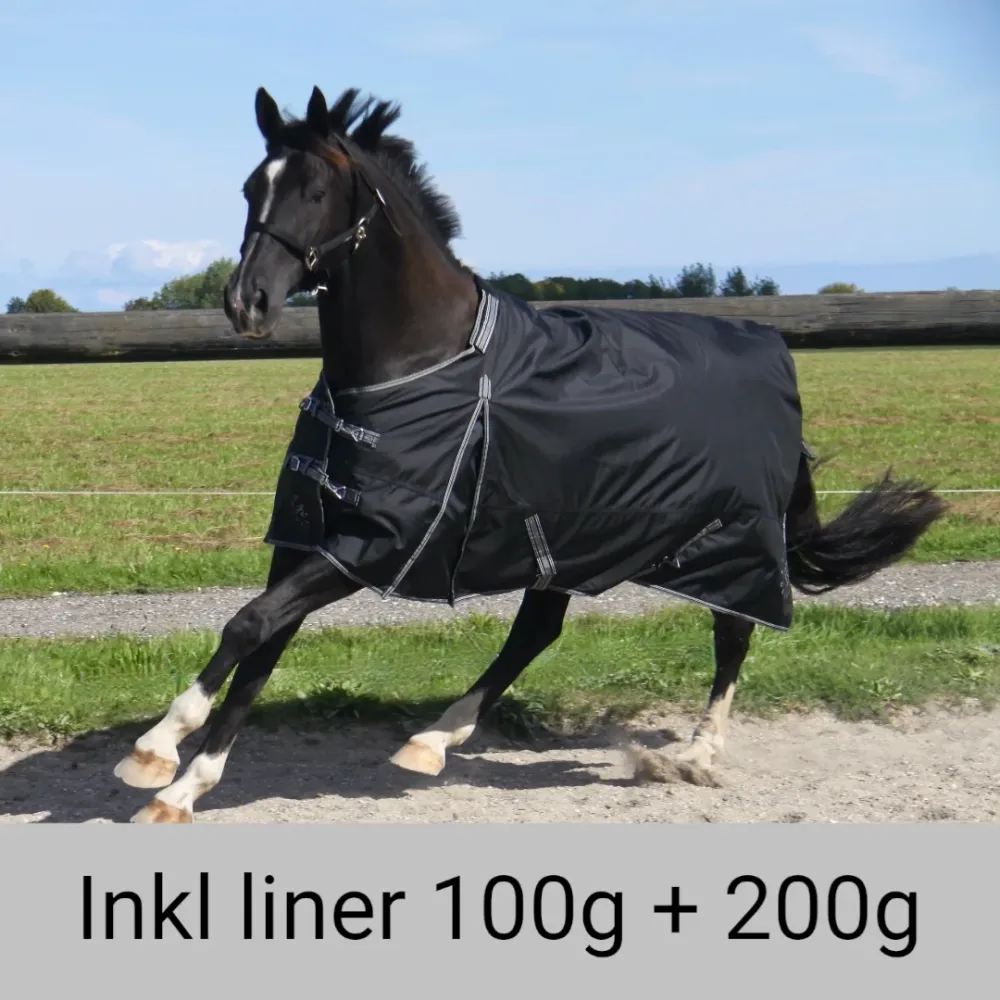 RD EquiComfort Turnout dækken inklusiv liner 100 g + 200 g 105