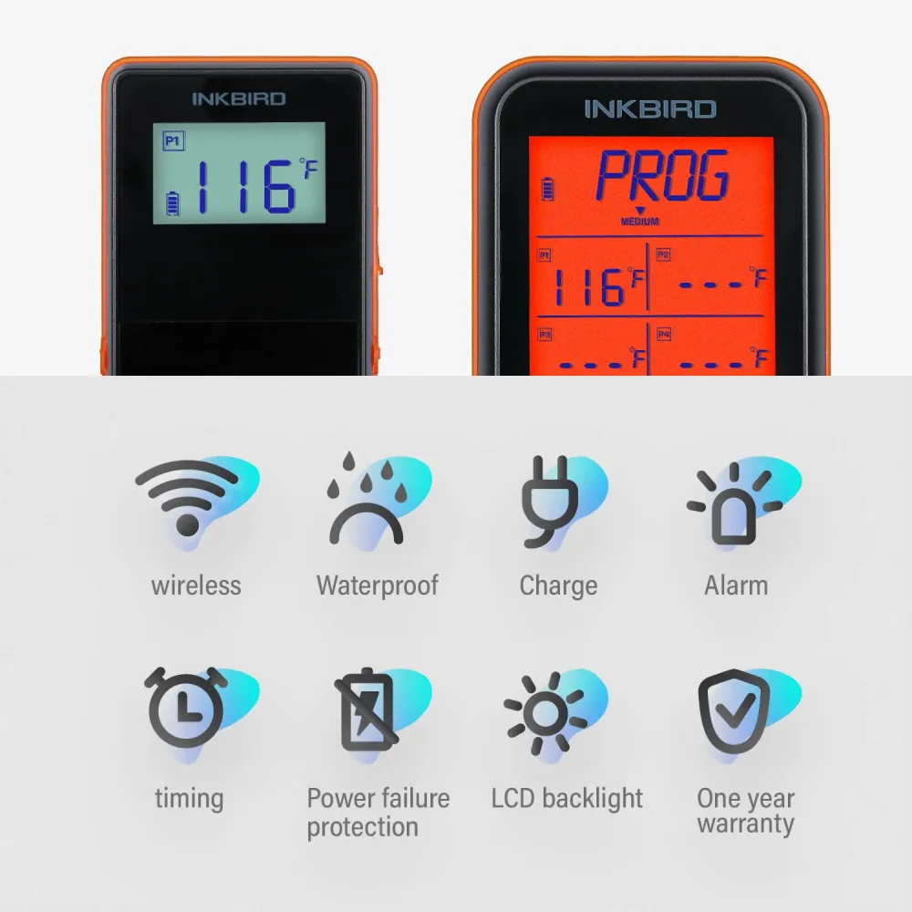 Remote BBQ Thermometer IRF-4S INKBIRD