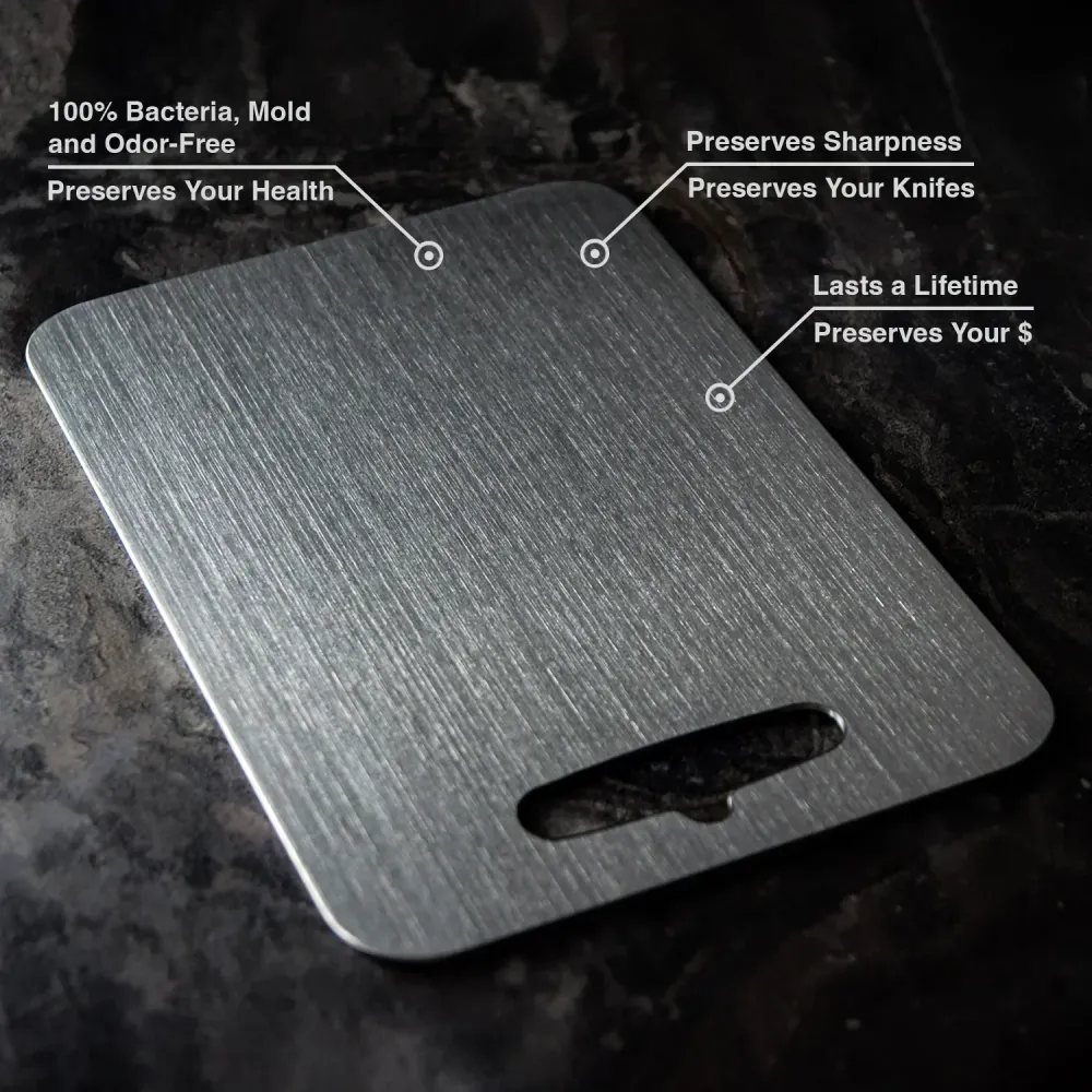 Premium Titanium Cutting Board | Antibacterial Multi-Size Set S