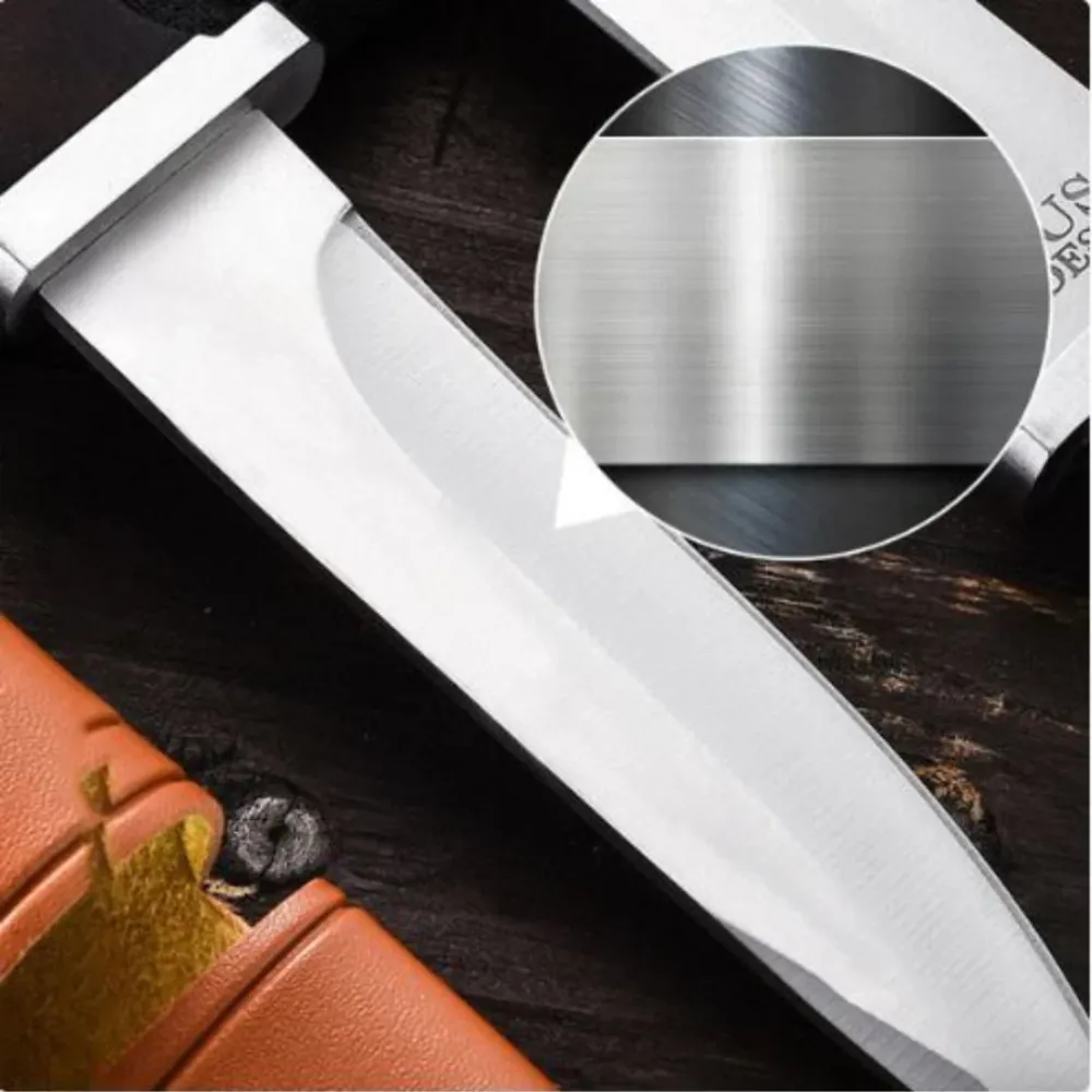 Ergonomic Grip MultiKnife - Hjem og Udendørs Multipurpose Kniv med Skede