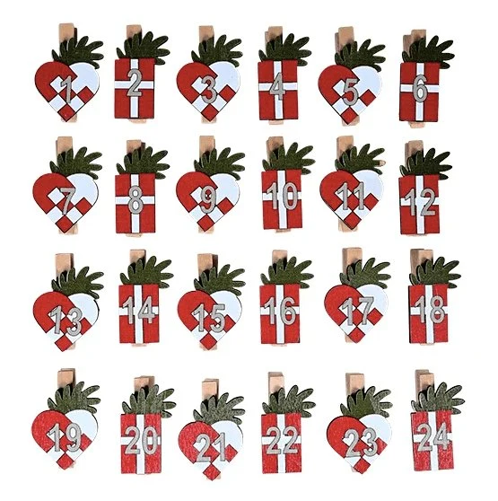 Klemmer til pakkekalender