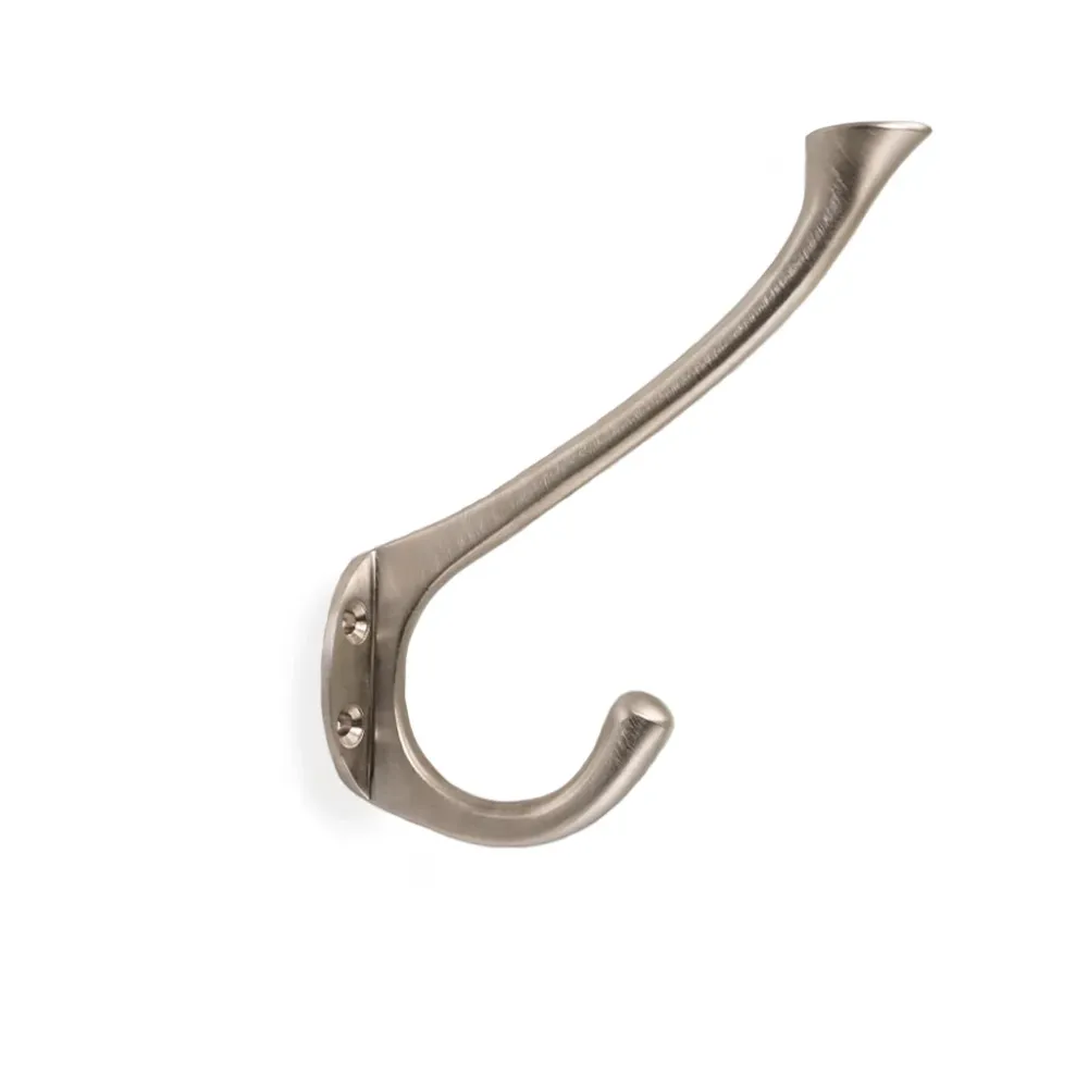 Lund • Hattekrog enkel, satinforniklet 120 mm