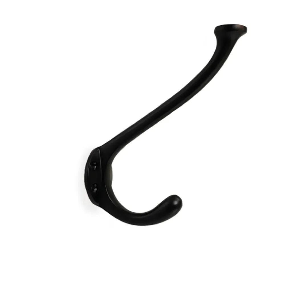 Lund • Hattekrog enkel, sort 120 mm