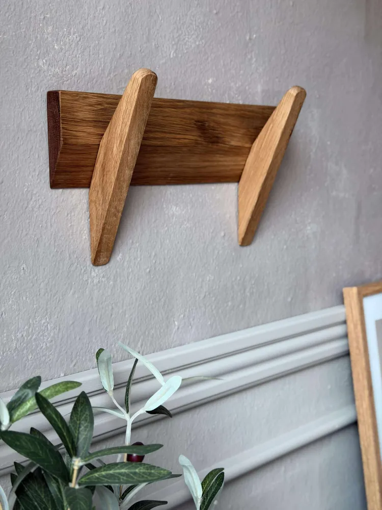 Knagerække - Eg 2 hooks
