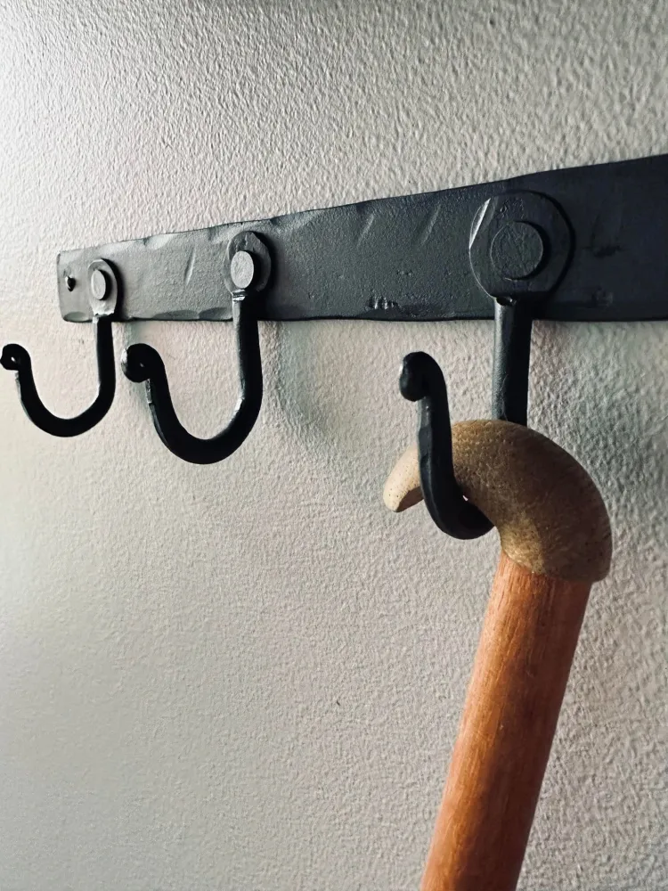 Knagerække m. 6 kroge