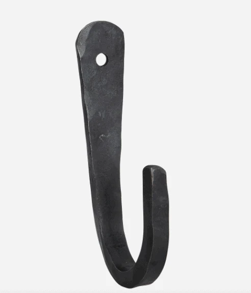 Stor Rustik knag - Sort jern - industrielt design