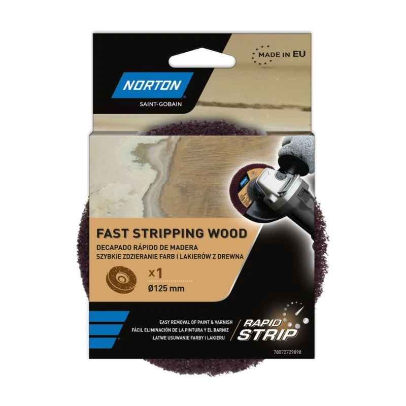 Norton Hurtig Strip slibeskive 125 x 22 mm