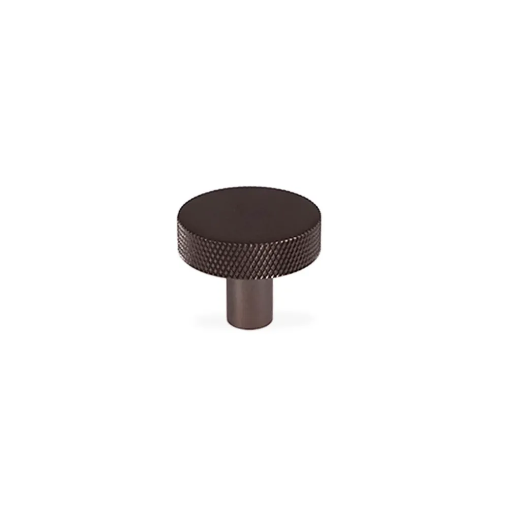 Møbelknop med diamond cut i bronze / bruneret messing - Østerbro • Chr. Jørgensen