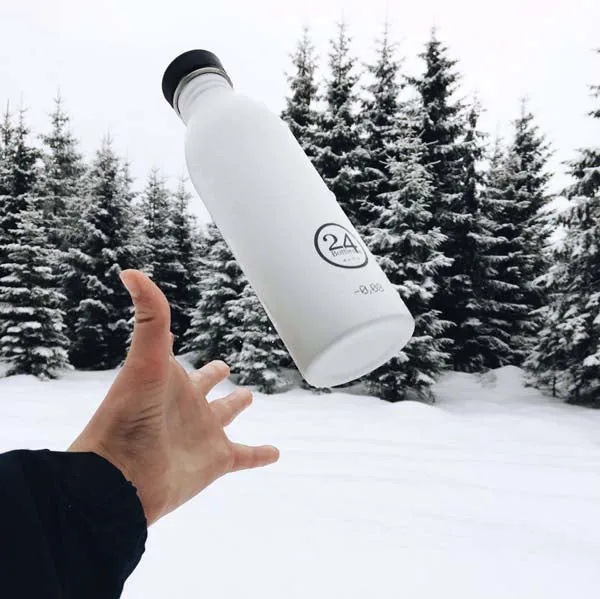 24bottles, Urban vandflaske, hvid - 500ml.
