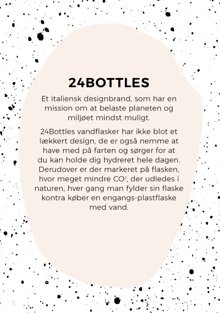24bottles, Urban vandflaske, hvid - 500ml.