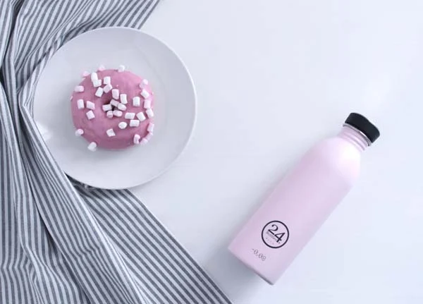 24bottles, Urban vandflaske, lyserød - 500ml.