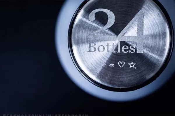 24bottles, Urban vandflaske, sort - 500ml.